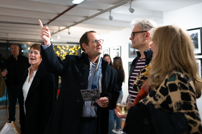 People at an exhibition